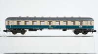 Minitrix N Konvolut Personenwagen 2.Kl. Packwagen beige-oceanblau teilw. beleuchtet DB