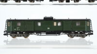 Fleischmann N Konvolut Personenwagen 3achsig, Packwagen 4achsig DR