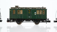 Fleischmann N Konvolut Abteilwagen mit/ohne Bremserhaus 3.Kl. 3achsig, Personenwagen 3.Kl. Packwagen, Postwagen "500 Jahre Post" DR/u.a.