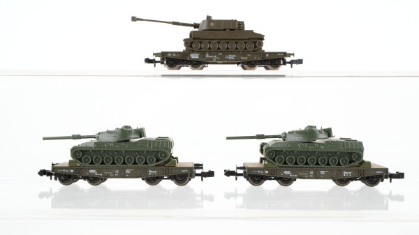 Roco N Konvolut Schwerlastwagen mit Panzer DB/u.a.