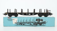 Märklin H0 4516 Flachwagen mit Rungen SSka DB