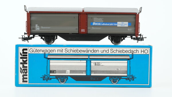 Märklin H0 4729 Schiebewand-Schiebedachwagen  Tbis der SJ