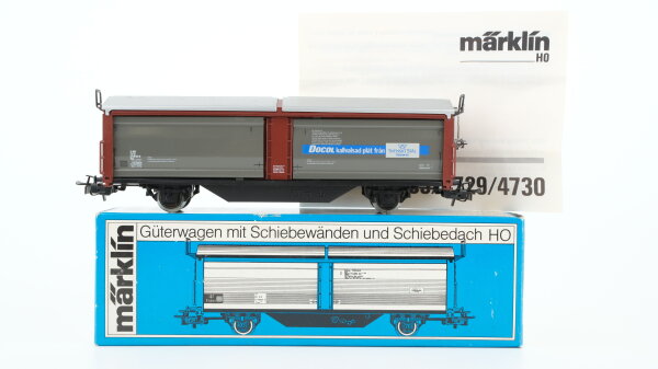 Märklin H0 4729 Schiebewand-Schiebedachwagen  Tbis der SJ