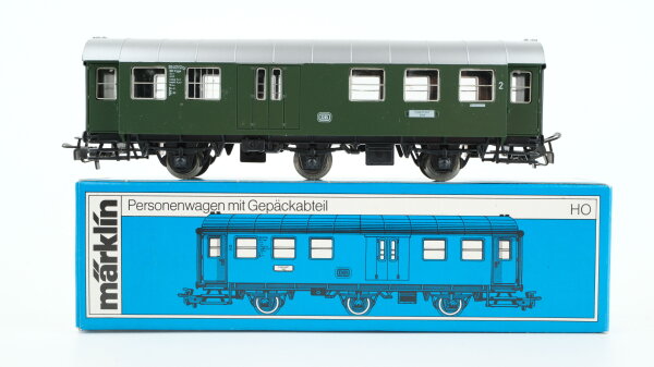 Märklin H0 4080 Personenwagen mit Gepäckabteil 2.KL BD3yge der DB