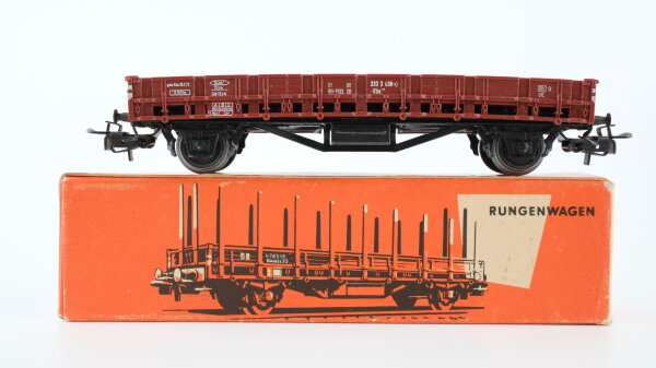 Märklin H0 313/2 Rungenwagen Rmms 33 der DB (Rungen fehlen)