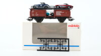 Märklin H0 84613 Autotransportwagen mit Pkw  Laaes...