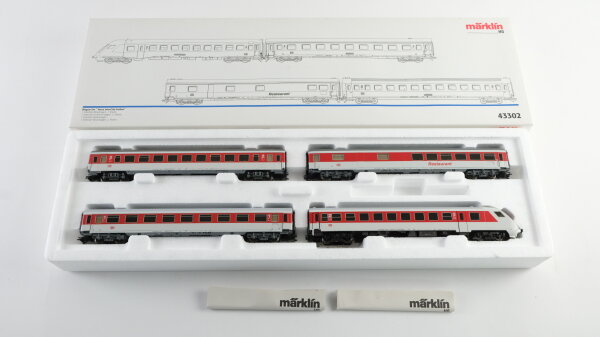 Märklin H0 43302 Wagen-Set "Neue InterCity-Farben" der DB AG Wechselstrom