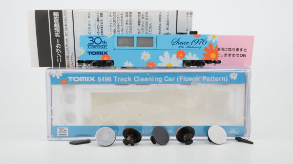 Tomix N 6496 Schienenreinigungswagen mit Staubsauger Gleichstrom