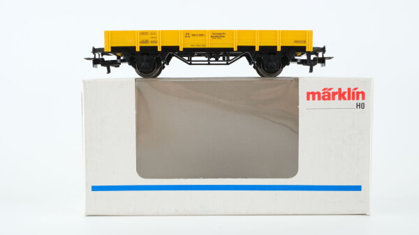 Märklin H0 4471 Niederbordwagen Kranschutzwagen der DB