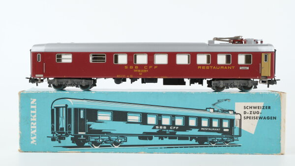 Märklin H0 4068 Schweizer D-Zug-Speisewagen SBB