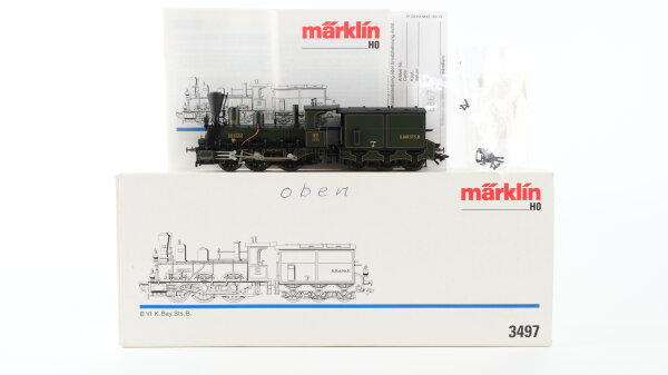 Märklin H0 3497 Dampflok "MURNAU" BR Reihe B VI. K.Bay.Sts.B. Wechselstrom