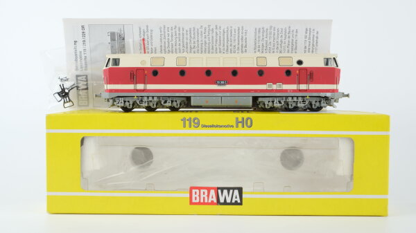 Brawa H0 0430 Diesellok BR 119 006-5 DR Wechselstrom