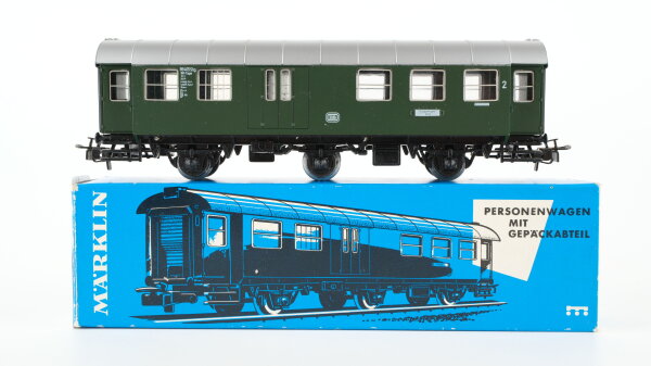 Märklin H0 4080 Personenwagen mit Gepäckabteil 2.KL BD3yge der DB