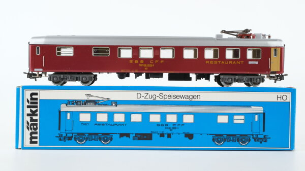 Märklin H0 4068 Reisezugwagen (Restaurant, 51 85 88-30 009-6) WR der SBB