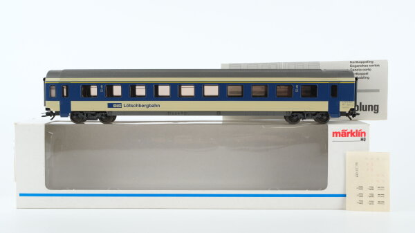 Märklin H0 4218 Personenwagen Lötschbergbahn 1.Kl. BLS