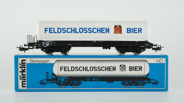 Märklin H0 4632 Lebensmittel-Kesselwagen FELDSCHLÖSSCHEN  Kesselwagen der SBB
