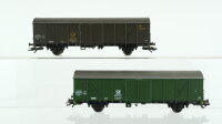 Märklin H0 Konvolut gedeckte Güterwagen...