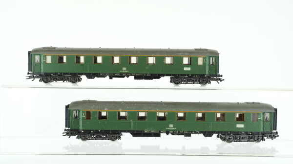 Märklin H0 Konvolut Abteilwagen 1.Kl. grün DB