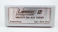 Lemaco N  N-018 Elektrolok Bm 6/6 braun BR 18509 SBB CFF limitiert Nr. 151 von 275 mit Zertifikat