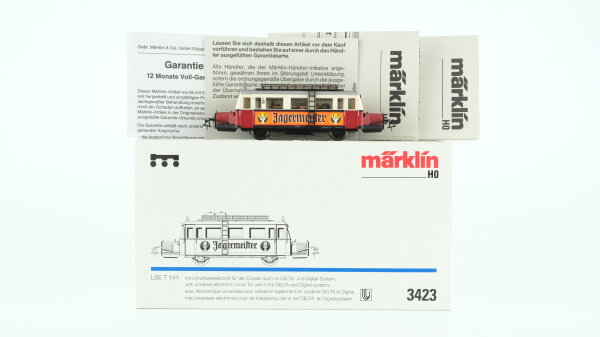 Märklin H0 3423 Triebwagen "Jägermeister" BR T 141 LSE Wechselstrom Delta Digital