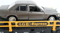 LGB G 4059 Autotransportwagen mit 2 PKW MB 190 E (Abbrüche)