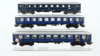 Märklin H0 Konvolut Personenwagen 1.Kl. blau DB