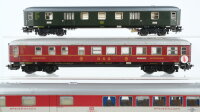 Märklin H0 Konvolut Speisewagen "DSG" Speisewagen rot-weiß Packwagen grün DB