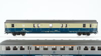 Märklin H0 Konvolut Postwagen Personenwagen mit Expressgut-abteil beige-oceanblau Abteilwagen "Silberling" 1./2.Kl. DB