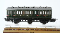 Märklin H0 Konvolut Personenwagen-Set "3796/3797" braun Abteilwagen 2.Kl. Packwagen mit Postabteil DR/Länderbahn