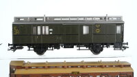 Märklin H0 Konvolut Personenwagen-Set "3796/3797" braun Abteilwagen 2.Kl. Packwagen mit Postabteil DR/Länderbahn