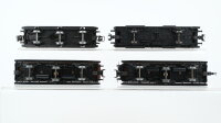 Märklin H0 Konvolut Personenwagen-Set "3796/3797" braun Abteilwagen 2.Kl. Packwagen mit Postabteil DR/Länderbahn