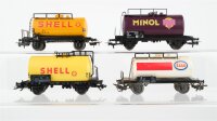 Märklin H0 Konvolut Kesselwagen "Minol, Esso, Shell" DR/DB