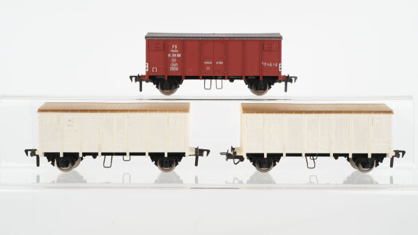 Fleischmann H0 Konvolut gedeckte Güterwagen FS