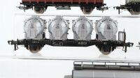 Unbekannt H0 Konvolut Bierwagen "Löwenbräu" Silowagen "VAW" Behältertragewagen gedeckter Güterwagen DB/BBÖ/NSB