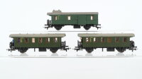 Unbekannt H0 Konvolut Personenwagen 2.Kl. (mit Figuren)...