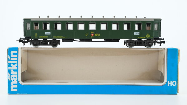 Märklin H0 4138 Schnellzugwagen (8901) 3.Kl. C4ü der SBB