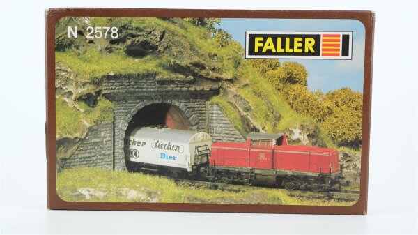Faller N 2578 2 Tunnelportale, 1-gleisig