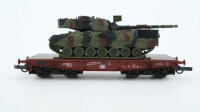 Roco H0 813 Schwerlastwagen mit Leopard Panzer  DB