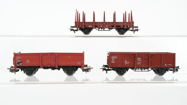 Märklin H0 Konvolut Hochbordwagen Rungenwagen DB