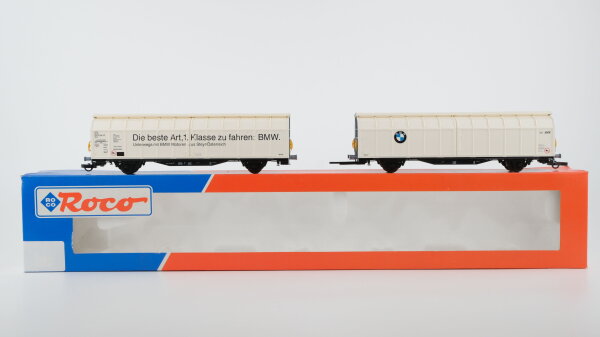 Roco H0 44161 Schiebewandwagen-Set (Die beste Art, 1. Klasse zu fahren: BMV) AAE