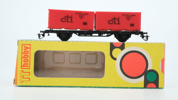 BTTB TT 4523 Containerwagen mit 2 Containern cti FS