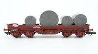 Roco H0 4396D Rollentransporter mit Stahlrollen SNCB