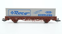 Roco H0 4399W Rungenwagen mit Container