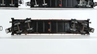 Märklin H0 Konvolut Niederbordwagen, Niederbordwagen mit Rohren DB