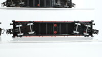 Märklin H0 Konvolut Niederbordwagen, Niederbordwagen mit Rohren DB