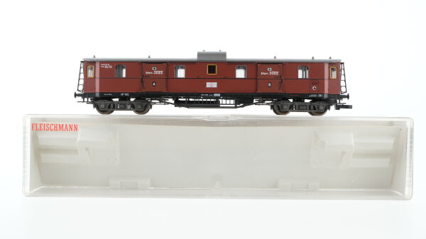 Fleischmann H0 5800 Gepäckwagen" Erfurt 3022" KPEV