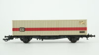 Röwa H0 2018 Containertragwagen mit Container DB (eine Kupplung fehlt)