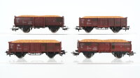 Märklin H0 Konvolut Hochbordwagen mit Ladung DB