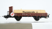 Lima H0 Konvolut Hochbordwagen Niederbordwagen mit Bremserhaus und Ladung "Thyssenrohr" Gedeckter Güterwagen mit Bremserhaus FS/SNCF