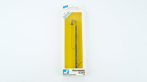 Viessmann H0 6389 Gittermastleuchte (in OVP weiß)